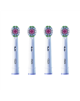 Oral-B | Replaceable toothbrush heads | EB18-4 3D White Pro | Heads | For adults | Number of brush heads included 4 | White