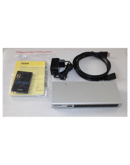 SALE OUT. Aten VS481B 4-Port 4K HDMI Switch | 4-Port 4K HDMI Switch | UNPACKED