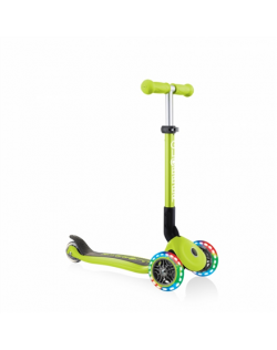 Globber | Junior Scooter | Green | Scooter Junior Foldable Fantasy Lights | 437-106