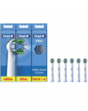 Oral-B | Precision Clean Brush Set | EB20RX-6 | Heads | For adults | Number of brush heads included 6 | White