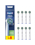 Oral-B | Replaceable toothbrush heads | EB50RX-8 Cross Action Pro | Heads | For adults | Number of brush heads included 8 | White