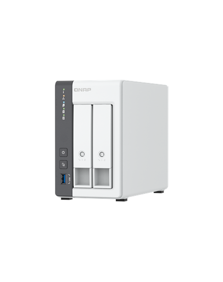 QNAP 2-bay 2.5 GbE NAS with Integrated NPU | TS-216G | ARM 4-core | Cortex-A55 | Processor frequency 2.0 GHz | 4 GB