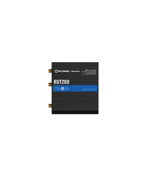 LTE Cat 4 Router | RUT200 | 802.11n | 10/100 Mbit/s | Ethernet LAN (RJ-45) ports 2 | Mesh Support No | MU-MiMO No | 2G/3G/4G
