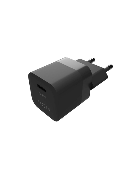Fixed | Mini USB-C Travel Charger, 25W | FIXC25M-C-BK
