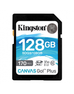 Kingston Canvas Go! Plus 128 GB, SD, Flash memory class 10