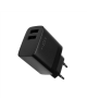 Fixed | Dual USB Travel Charger 17W | FIXC17N-2U-BK