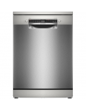 Bosch | Dishwasher | SMS4HVI00E | Free standing | Width 60 cm | Number of place settings 14 | Number of programs 6 | Energy efficiency class D | Display | AquaStop function | Silver inox