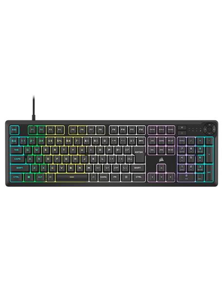 Corsair K55 CORE RGB | Gaming keyboard | Wired | NA | Black | USB 2.0 Type-A