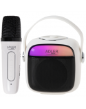 Karaoke Speaker With Microphone | AD 1199W | Bluetooth | White | Portable | Wireless connection