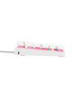 THOR 303 | Mechanical Gaming Keyboard | Wired | US | White | USB Type-A | Outemu Peach Silent