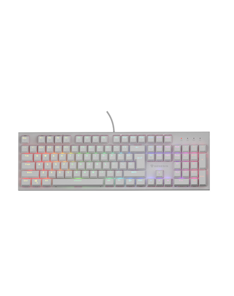 THOR 303 | Mechanical Gaming Keyboard | Wired | US | White | USB Type-A | Outemu Peach Silent