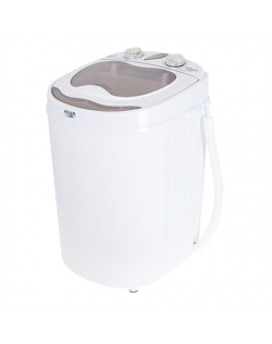 Adler Mini washing machine AD 8055 Top loading, Washing capacity 3 kg, Depth 37 cm, Width 36 cm, White