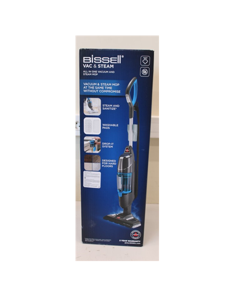 SALE OUT. Bissell Vac&Steam Steam Cleaner, UNPACKED, USED, SCRATCHED | Vacuum and steam cleaner | Vac & Steam | Power 1600 W | S