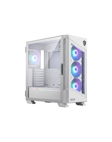 MSI MPG VELOX 100R White PC Case, Mid-Tower, USB 3.2, Audio-out, Mic-in | MSI