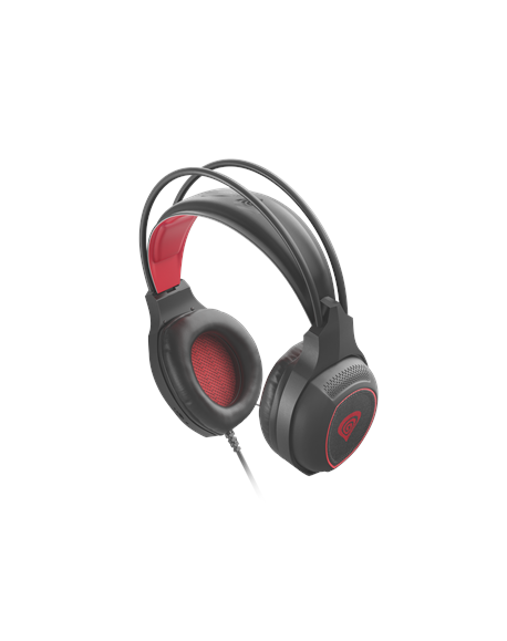 Genesis RADON 300 Gaming Headset, Built-in microphone, Black/Red