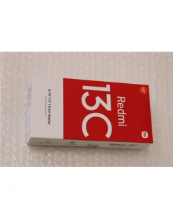 SALE OUT. Xiaomi Redmi 13C (Midnight Black) DS 6.74“ IPS LCD 720x1600/2.0GHz&1.8GHz/128GB/4GB RAM/MIUI 14/microSDXC/WiFi,BT/4G DENT ON BACK | Xiaomi | DENT ON BACK