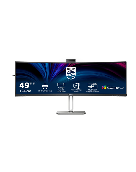 Philips | 49B2U5900CH/00 | 48.8 " | VA | 32:9 | 75 Hz | 4 ms | 5120 x 1440 pixels | 450 cd/m² | HDMI ports quantity 2