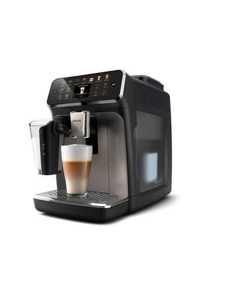 Coffee Maker | EP4449/70 4400 Series | Pump pressure 15 bar | Built-in milk frother | Fully Automatic | 1500 W | Black