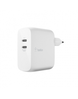 Belkin BOOST UP Wall Charger WCH003vfWH White, 68 W, 2-Port USB-C