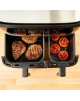TEFAL Fryer | EY905D10 | Capacity 5.2+3.1 L | Hot air technology | Stainless Steel/Black