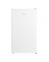 Midea Refrigerator | MDRD125FGE01 | Energy efficiency class E | Free standing | Larder | Height 84.5 cm | Fridge net capacity 68 L | Freezer net capacity 12 L | 41 dB | White