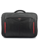 Targus Clamshell Laptop Bag CN418EU Black/Red, Shoulder strap, Briefcase