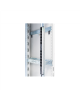 Aluminum Outlet Strip with overload protection | DN-95405 | Sockets quantity 12