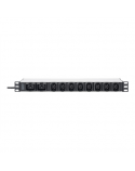 Socket Strip with Aluminum Profile, 10-way, IEC C20 plug | DN-95427 | Sockets quantity 7