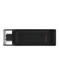 Kingston DataTraveler 70 64 GB, USB-C, Black