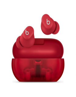 Beats Solo Buds, Transparent Red