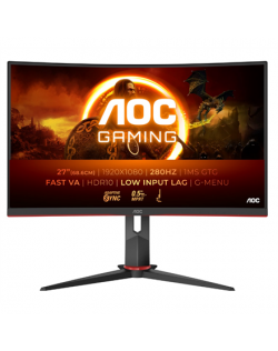 AOC C27G2Z3/BK | 27 " | VA | FHD | 16:9 | 280 Hz | 1 ms | 1920 x 1080 pixels | 300 cd/m² | HDMI ports quantity 2 | Warranty 36 m
