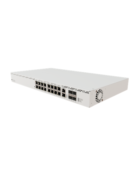MikroTik Cloud Router Switch | CRS320-8P-8B-4S+RM with RouterOS v7, 2U rackmount Enclosure | No Wi-Fi | 1000 Mbit/s | Ethernet L