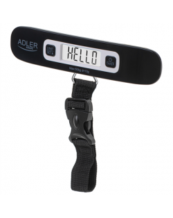 Adler | Travel Luggage Scale | AD 8190 | Maximum weight (capacity) 50 kg | Accuracy 10 g | Black