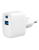 Fast Charger | TA-UC-PDQC20-W-01 | USB A+C