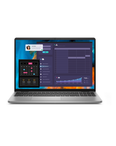 Dell Vostro 16 5640 | Titan Grey | 16 " | WVA | FHD+ | 1920 x 1200 pixels | Anti-glare | Intel Core 5 | 120U | 16 GB | DDR5 | So