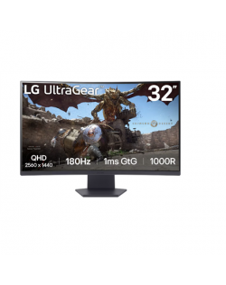 LG 32GS60QC-B | 32 " | VA | QHD | 16:9 | 180 Hz | 1 ms | 2560 x 1440 pixels | 300 cd/m² | HDMI ports quantity 2