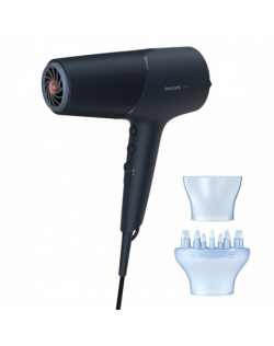 Philips Hair Dryer BHD512/00 2300 W Number of temperature settings 6 Ionic function Diffuser nozzle Navy