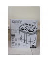 SALE OUT. Camry CR 8052 Mini washing machine with spinning function, Washing capacity up to 3kg, Spinning capacity up to 1kg, White-Gray | Camry | Washing machine | CR 8052 | Top loading | Washing capacity 3 kg | 1300 RPM | Depth 40 cm | Width 60 cm | White-Grey | DAMAGED PACKAGING, SCRATCHED RINSE CONTAINER INSIDE