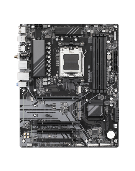 Gigabyte B650 UD AX | Processor family AMD Ryzen | Processor socket AM5 | DDR5 | Number of SATA connectors 4