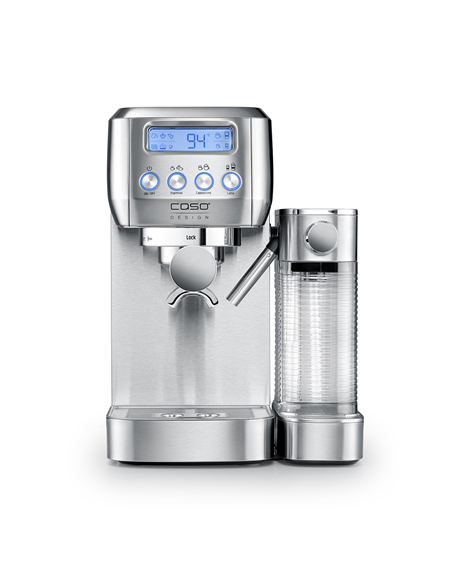 Caso | Espresso machine | Espresso Gourmet Latte | Pump pressure 20 bar | Built-in milk frother | Automatic | 1350 W | Silver