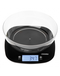Adler Kitchen Scale with a bowl | MS 3179b | Graduation 1 g | Display type LCD | Black