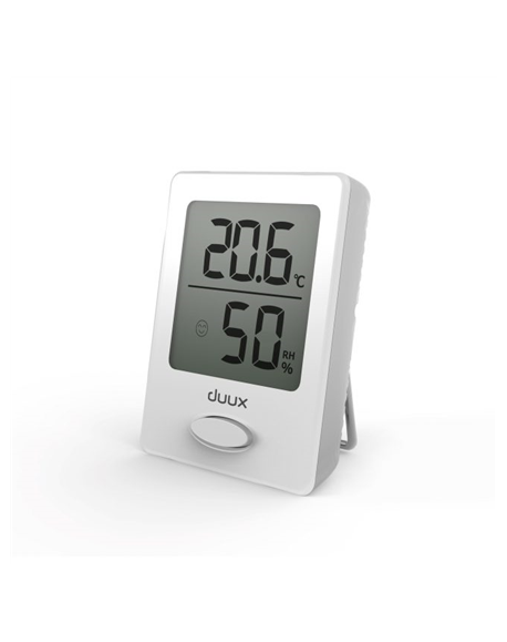 Duux Sense Hygrometer + Thermometer, White, LCD display