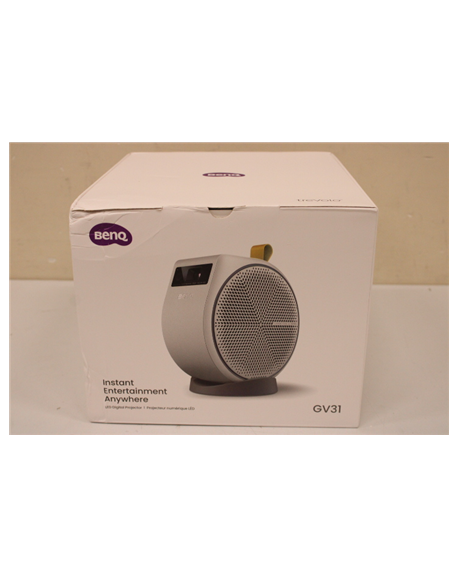 SALE OUT. BenQ GV31 Full HD Projector 1920x1080 300 Lm/ 16:9, White | Benq | DAMAGED PACKAGING