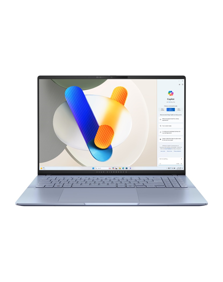 Asus Vivobook S 16 OLED | Blue | 16 " | OLED | 3.2K | 3200 x 2000 pixels | Intel Core Ultra 7 | 155H | 16 GB | LPDDR5X | Solid-s
