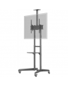 Goobay Floor stand | 59508 TV Presentation Stand Pro (Size L) | Adjustable Height, Tilt | 37-70 " | Black