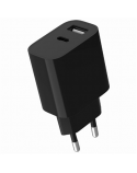 Gembird 2-port universal USB charger (A+C), 2.4 A | TA-UC-2AC12-01-BK