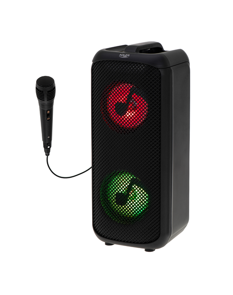 Adler Speaker with radio | AD 1903 | 2x5 W | Bluetooth | Black | Portable | Wireless connection