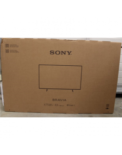 Sony | KD43X75WL | 43" (108cm) | Android | QFHD | Black | DAMAGED PACKAGING