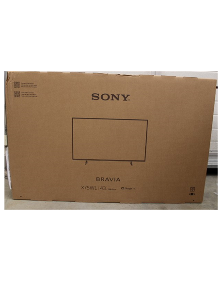 Sony | KD43X75WL | 43" (108cm) | Android | QFHD | Black | DAMAGED PACKAGING