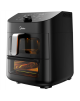 Midea Two Zone Airfryer | MAD1100DADK | Power 1850 W | Capacity 4.4/6.4 L | Rapid Air technology | Black